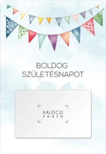 Boldog születésnapot - kék